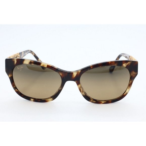 Maui Jim MONSTERA LEAF MJ 747-21B Cat Eye Havana Sunglasses Brown Polarized Lens main image 7